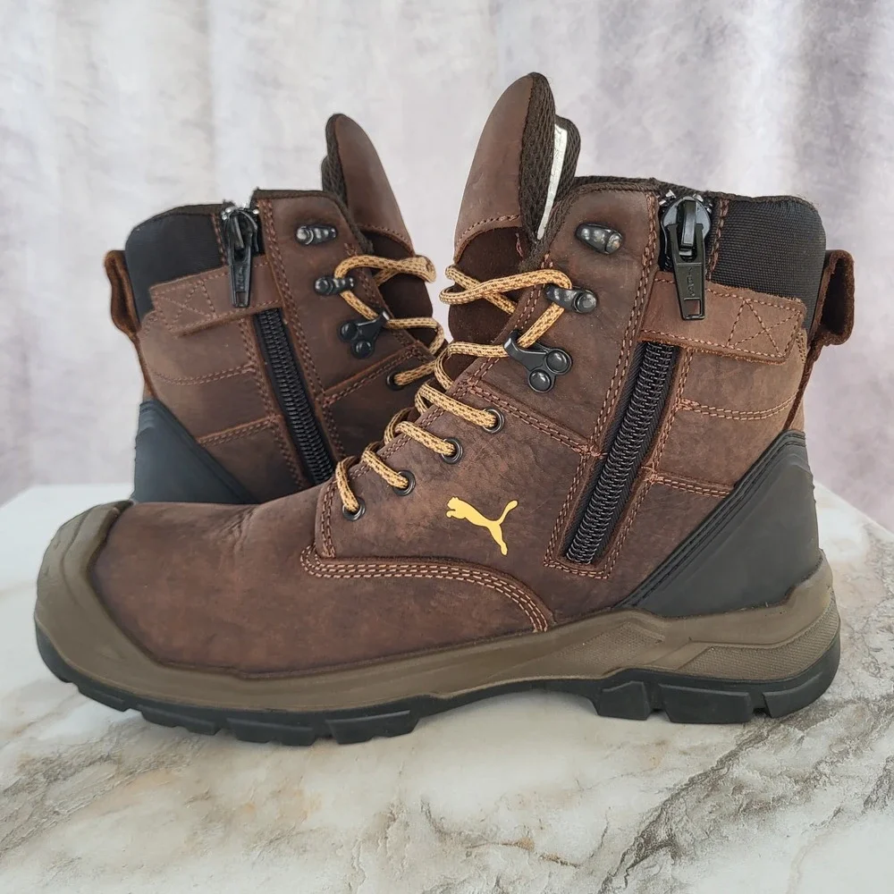 Puma Safety Conquest CTX High Waterproof Boots Men's Size 12 Composite Toe
